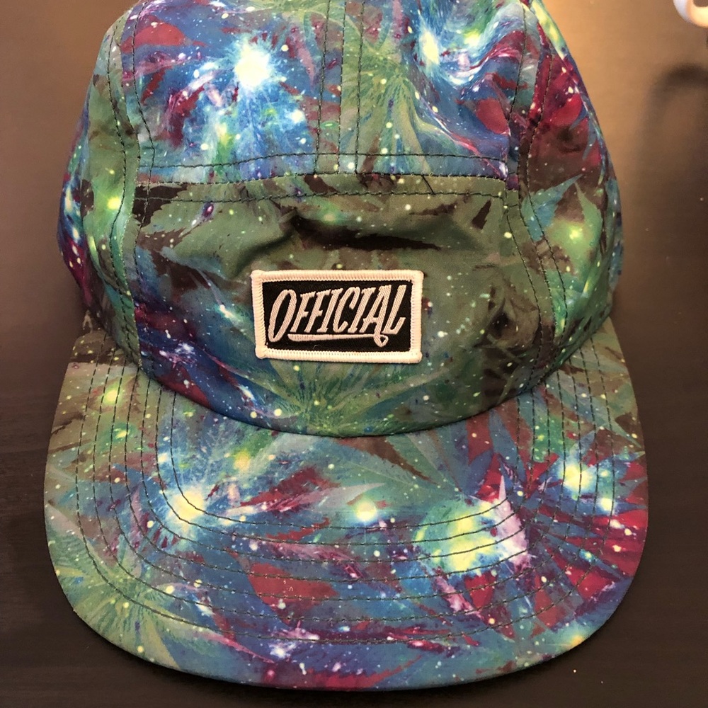 The Official Brand Galaxy Weed 5 Panel Hat